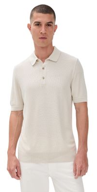 BOSS H-Iannotti Knit Polo Shirt Open White XXL