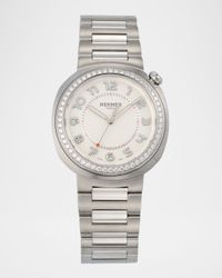 Hermès Cut Diamond Watch, 36 mm