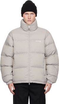 Axel Arigato Blouson matelassé Observer gris rembourré en duvet