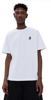JW Anderson Anchor Embroidery Tee White M