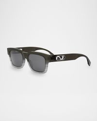 Men's O'Lock Acetate Rectangle Sunglasses