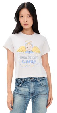 RE/DONE 50s Boxy Clouds Tee Vintage White S