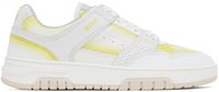 MSGM White & Yellow Scrapa UOMO Sneakers