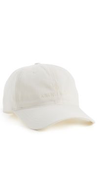 ANINE BING Jeremy Baseball Cap Ivory One Size