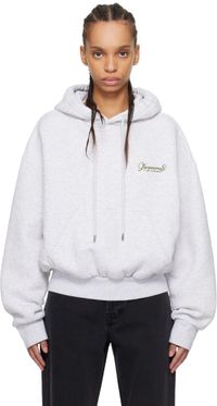 JACQUEMUS Gray 'The Corto' Hoodie