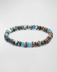 Men's Nepal Bead Stretch Bracelet