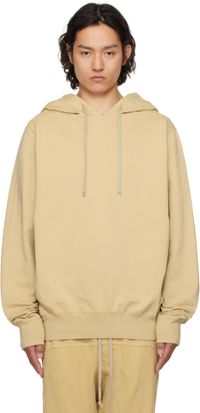 Rick Owens DRKSHDW Beige Hollywood Oversized Hoodie