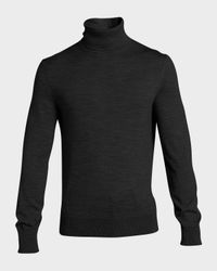 Men's Fine-Gauge Wool Turtleneck