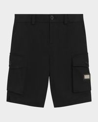 Boy's Branded Bermuda Cargo Shorts, Size 8-14