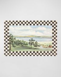 Courtly Check Landscape Floor Mat, 2' x 3'