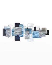 Glass and Metal Wall Sculpture