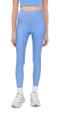 Alo Yoga 7/8 High-Waist Airlift Leggings Crystal Clear Blue L