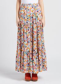 Indee - Jupe longue imprimée - Taille M - Multicolore