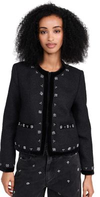 Sea Caryl Beaded Jacket Black M