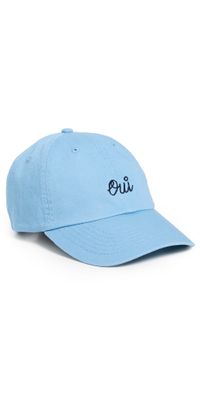Clare V. Baseball Hat Sky Blue w/ Navy One Size
