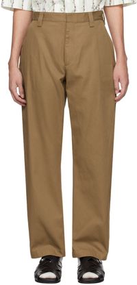 Bottega Veneta Pantalon fuselé brun