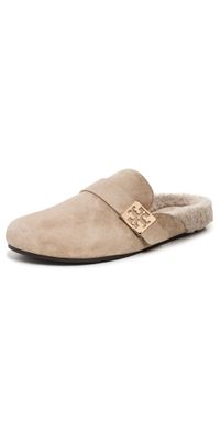 Tory Burch Mellow Sherpa Mules Noisette/Taupe 7