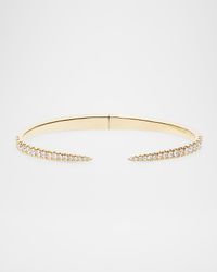 Flawless Graduating Diamond Hinge Bangle Bracelet