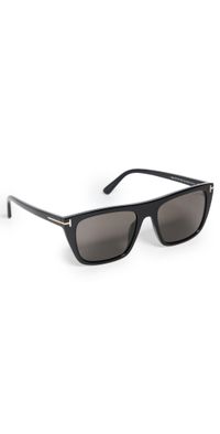 Tom Ford Aslan Sunglasses Shiny Black/Smoke One Size