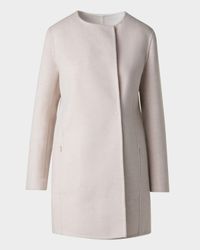 Wool-Cashmere Reversible Coat