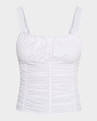 Nic Shirred Tank Top