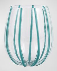 Nuovo Stripe Stemless Wine Glass