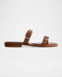 Arta Dual Buckle Slide Sandals