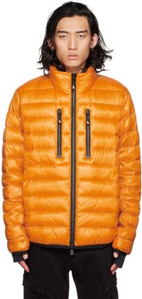 Moncler Grenoble Orange Quilted Down Jacket