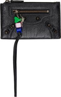 Balenciaga Black 'Le City' Long Coin Card Holder