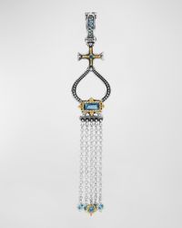 Dome Spinel Tassel Pendant