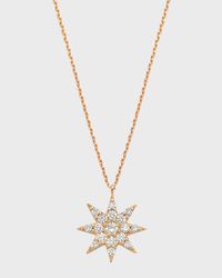 Venus Star 14k Diamond Pendant Necklace