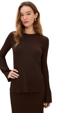 Jenni Kayne Dara Top Chocolate S
