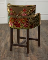 Peacock Tufted 27" Counter Stool