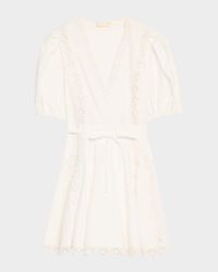 Camila Short-Sleeve Mini Dress