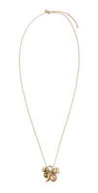 Madewell Chunky Oval Pendant Layer Pack Necklace Polished Bronze One Size
