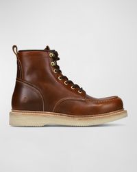 Men's Hudson Leather Lace-Up Work Boots