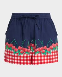 Cherry Pie Drawstring Shorts