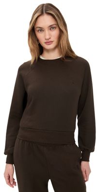 Éterne Shrunken Raglan Sweatshirt Espresso S