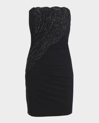 Sequin Sculpted Strapless Mini Dress