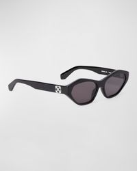 Kent Acetate Cat-Eye Sunglasses