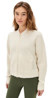 Rhone Westside Full Zip Cardigan Sand Stone M