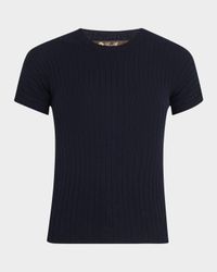 Rib Cashmere Baby T-Shirt