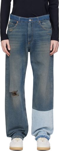 MM6 Maison Margiela Blue 5 Pockets Jeans