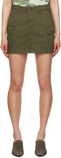 Levi's Khaki '94 Cargo Miniskirt