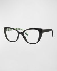 fiona blue light blocking butterfly plastic glasses