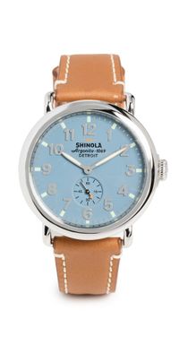 Shinola Runwell 41mm Watch grayblue 41mm