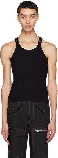 Dion Lee Débardeur noir à crochet