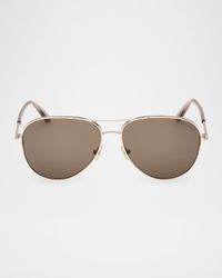 Clark Metal Aviator Sunglasses