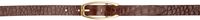 rag & bone Brown Mini League Belt