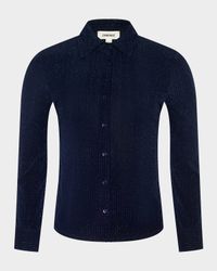 Indiana Metallic-Striped Cardigan